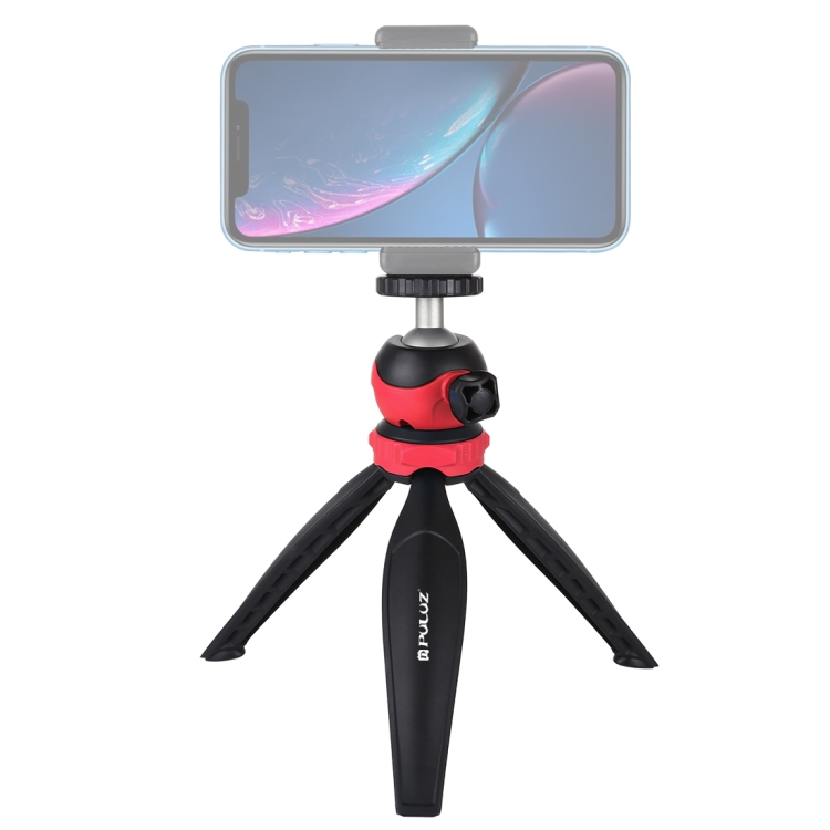 PULUZ 20cm Pocket Plastic Tripod Mount with 360 Degree Ball Head for Smartphones, GoPro, DSLR Cameras