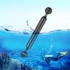 PULUZ  7 inch 18cm Length 20.8mm Diameter Dual Balls Carbon Fiber Floating Arm, Ball Diameter: 25mm