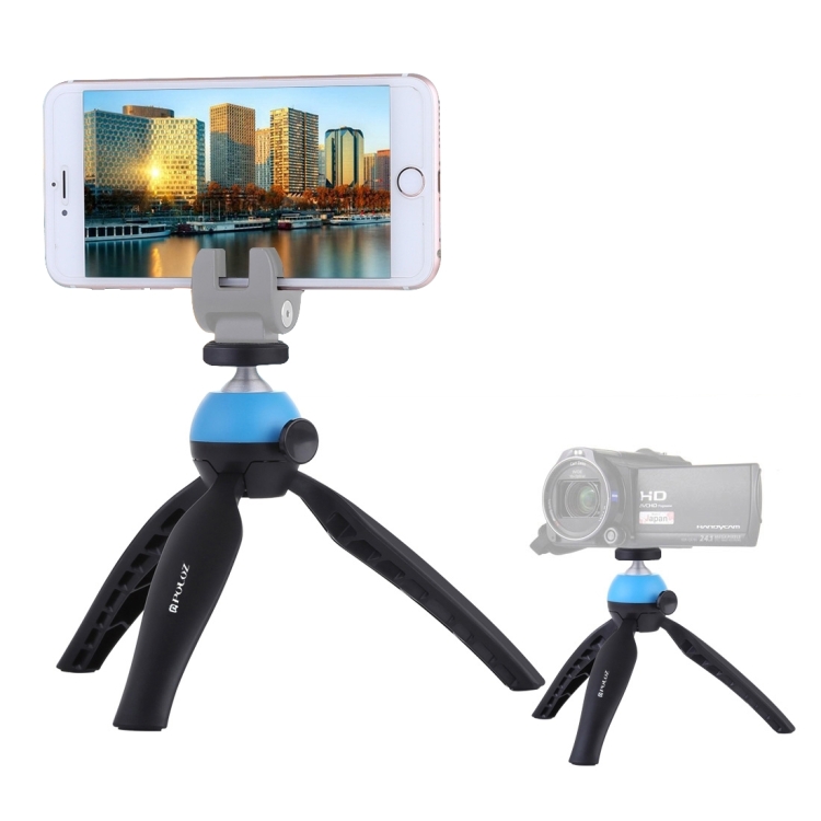 PULUZ Pocket Mini Tripod Mount with 360 Degree Ball Head for Smartphones, GoPro, DSLR Cameras