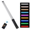 PULUZ RGB Colorful Photo LED Stick Adjustable Color Temperature Handheld LED Fill Light with Remote Control