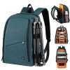 PULUZ Outdoor Portable Waterproof Scratch-proof Dual Shoulders Backpack Handheld PTZ Stabilizer Camera Bag with Rain Cover for Digital Camera, DJI Ronin-SC / Ronin-S