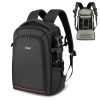 PULUZ Outdoor Portable Waterproof Scratch-proof Dual Shoulders Backpack Handheld PTZ Stabilizer Camera Bag with Rain Cover for Digital Camera, DJI Ronin-SC / Ronin-S