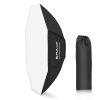 PULUZ 95cm Speedlite Flash Octagon Parabolic Softbox Bowens Mount Diffuser