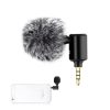 PULUZ 3.5mm Jack Mobile Phone Single Directional Adjustable Microphone
