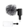 PULUZ 8PIN Jack Mobile Phone Omnidirectional Condenser Adjustable Microphone