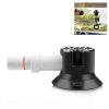 PULUZ 3 inch Car Single Pump Suction Cup Aluminum Alloy Mount