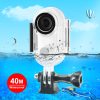 For Insta360 GO 3 PULUZ 40m Underwater Waterproof Housing Case with Base Adapter & Screw