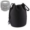 Neoprene SLR Camera Lens Carrying Bag Pouch Bag with Carabiner, Size: 10x14cm