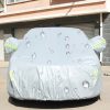 PEVA Anti-Dust Waterproof Sunproof Hatchback Car Cover with Warning Strips