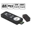 USB Universal Card Reader, Support SD / MMC /SIM / TF Card
