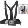 ST-26 Adjustment Elastic Body Chest Straps Belt for GoPro Hero12 Black / Hero11 /10 /9 /8 /7 /6 /5, Insta360 Ace / Ace Pro, DJI Osmo Action 4 and Other Action Cameras