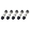 DIY 16mm 8-Pin GX16 Aviation Plug Socket Connector (5 Pcs in One Package, the Price is for 5 Pcs)