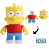 The Simpsons Bart Shape Silicone USB2.0 Flash disk, Special for All Kinds of Festival Day Gifts