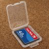 100Pcs Transparent Plastic Storage Card Box for Compact Flash Card / CF Card