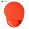 2 PCS Cloth Gel Wrist Rest Mouse Pad