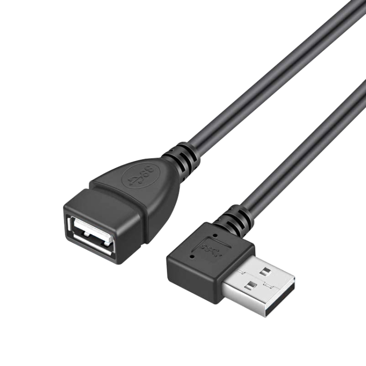 Usb Af 90 Degree USB 2.0 AM to AF Adapter Cable, Length: 25cm - Buy Online at ...