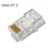 1000 PCS RJ45 Connector Modular Plug, Normal quality
