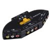 AV Audio-Video Signal Switcher, 3 Groups Input and 1 Group Output