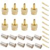 10 PCS Gold Plated Crimp SMA Male Plug Pin RF Connector Adapter for RG174 / RG316 / RG188 / RG179 Cable