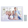 1331W, 15 inch Digital Picture Frame with Remote Control Support SD / MMC / MS Card and USB