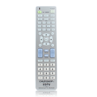 Chunghop Universal TV Remote Control with Specific HDTV Navigation Feature (H-1080E)