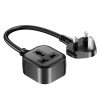Yesido MC30 UK Plug to Universal Power Plug Extension Cable, Length: 0.25m