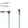 ZS0158 Elbow Plug + Adapter Cable Gaming Headset Audio Cable for SteelSeries Arctis 3 / 5 / 7