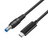 For HP USB-C / Type-C to 4.5 x 3.0mm Laptop Power Charging Cable, Cable Length: about 1.5m