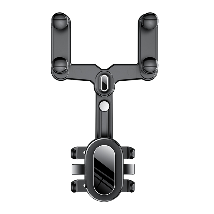 H03 Car Rearview Mirror Mobile Phone Holder 360 Rotation Foldable