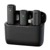 2 Pack Wireless Lavalier Microphones with Charging Case