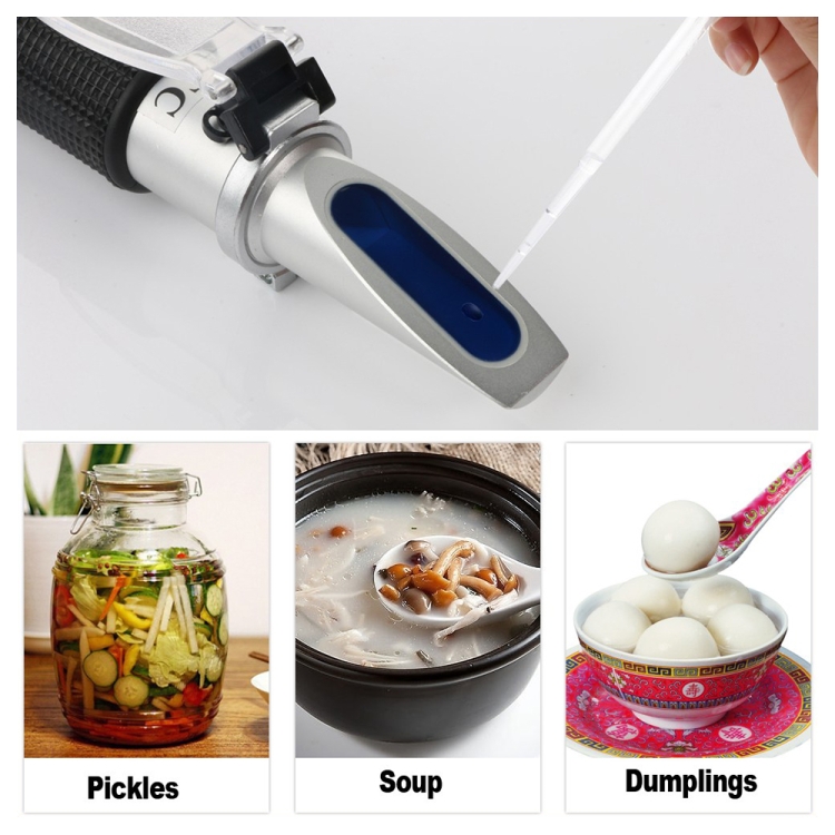 Refractometer Optical Salinity Concentration Handheld High Precision ...