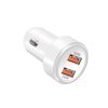 51W Dual Port QC3.0 USB 33W + 18W Fully Compatible Car Charger