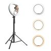 JMARY FM-536A 10 inch Ring Live Fill Light Streaming Stand Beauty Light Set