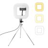 28cm Dimmable LED Square Light With Tripod Net Red Live Fill Light Mobile Phone Bracket