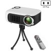 A2000 Mini Portable Projector 800 Lumen Supports 1080P LCD 50000 Hours Lamp Life Home Theater Video Projector for Power Bank