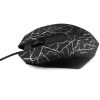 Small Special Shaped 3 Buttons USB Wired Luminous Gamer Computer Gaming Mouse