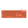 Ajazz DKS100 104 Keys Office Luminous Game Tea Axis Mechanical Keyboard, Cable Length: 1.5m