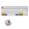 Ajazz K870T 87-keys Wired Bluetooth + Type-C Rechargeable Mechanical Keyboard Mini RGB Backlit Keyboard, Cable Length: 1.6m