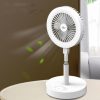 Home Fan Lamp Desktop Telescopic Floor Multi-function Rechargeable Fill Light Bracket