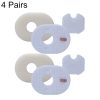 4 Pairs Filter Sponge Household Vacuum Cleaner Accessories for Shark HV300/310 Series