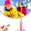 Y202 Bluetooth Selfie Stick With Floor Tripod Stand Mobile Phone Selfie Camera