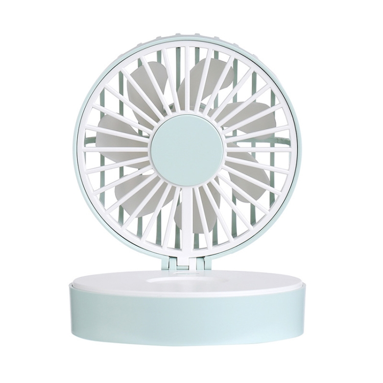 USB Mini Handheld Vanity Mirror Fan