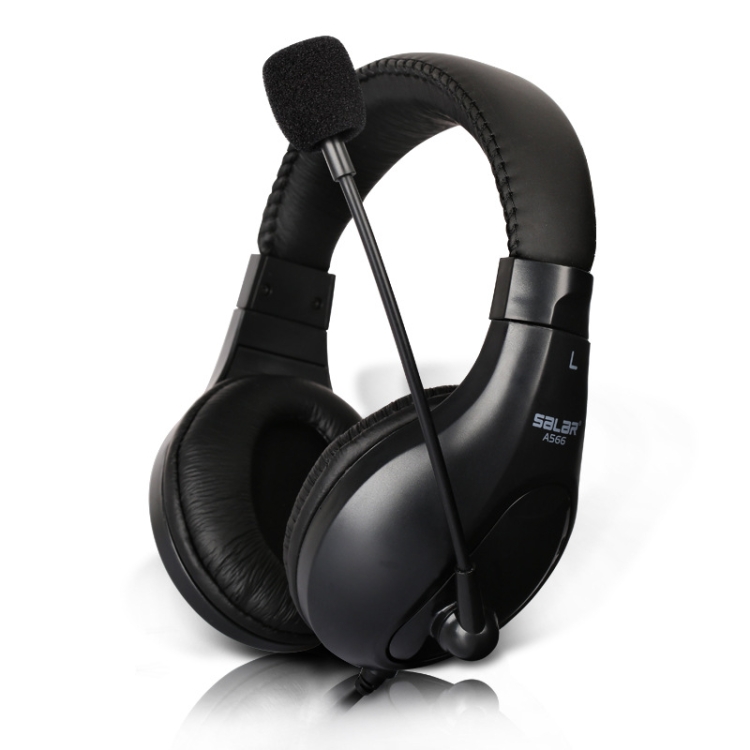 Salar A566 Subwoofer Gaming Headset with Microphone, Cable Length: 2.3m
