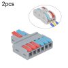 SPL-2 2 In 3 Out Colorful Quick Line Terminal Multi-Function Dismantling Wire Connection Terminal