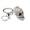 2 PCS Shining Skull Keychain Bag Hanging Jewelry