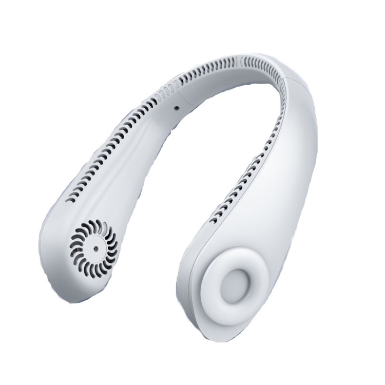 Four-Way Air Outlet Quickly Cools Down Portable Hanging Neck USB Fan