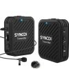 SYNCO Engragal Wireless Microphone System 2.4GHz Interview Lavalier Lapel Mic Receiver Kit For Phones DSLR Tablet Camcorder,Configuration