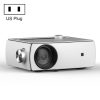 YG430 1080P 5G Mobile Phone Wireless Multi-Screen Version Home Projector Office HD Mini Portable Projector, Plug Type：