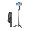 XYK-19017 Smart Anti-Shake Single Axis Stabilizer Retractable Mobile Phone Selfie Stick Video Live Tripod With Bluetooth Remote Control