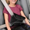 Car Seat Safety Belt Cover Sturdy Adjustable Triangle Safety Seat Belt Pad Clips Child Protection